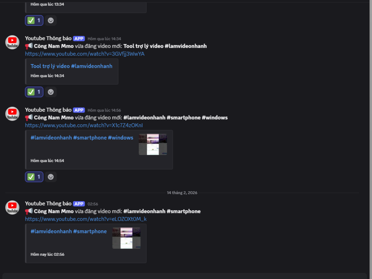 Tool Theo Dõi YouTube Auto – Phát Hiện Video Mới Sau 10s (1 tháng) - Ảnh 6