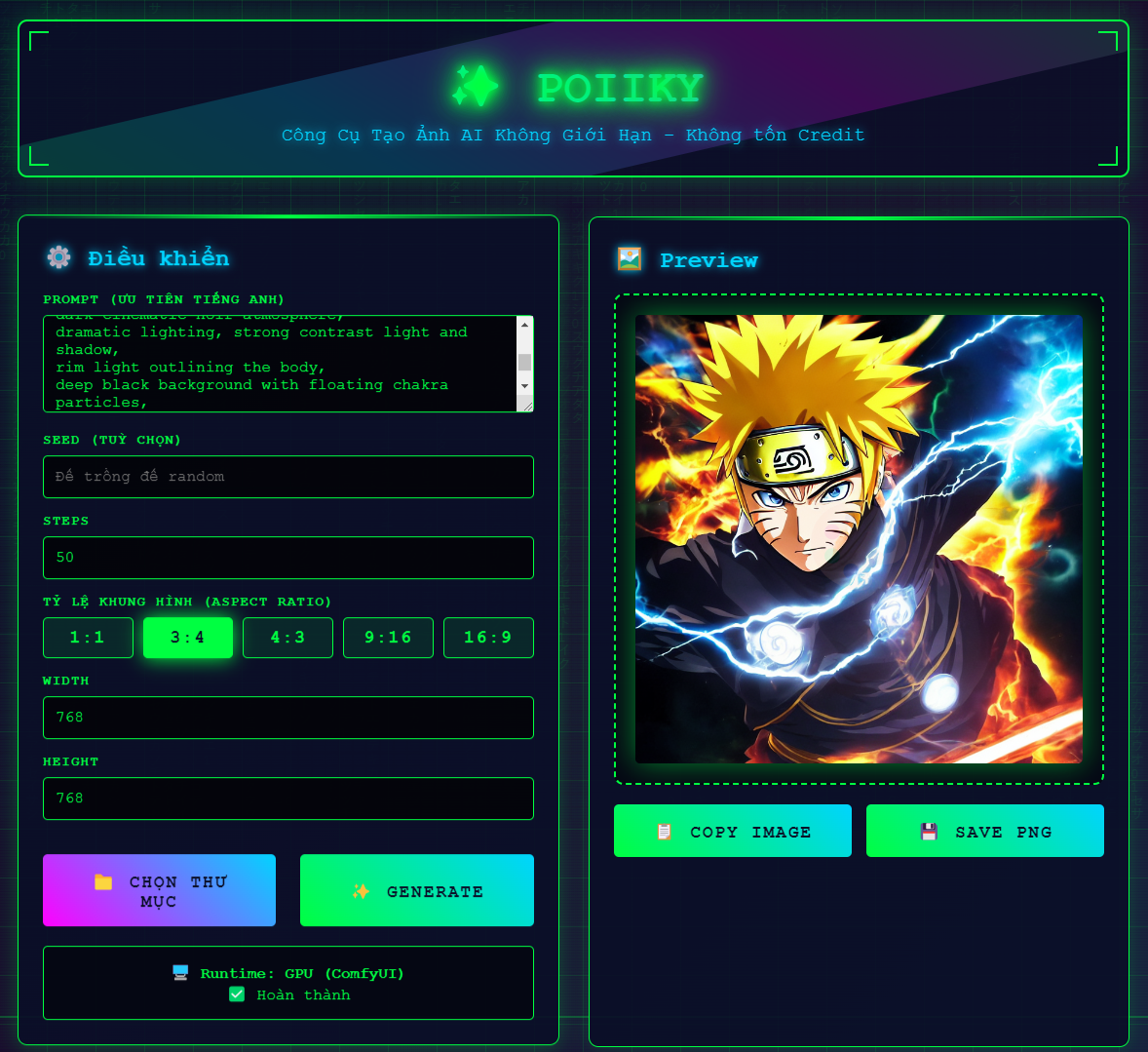 Tool Tạo Ảnh AI Không Giới Hạn - Không tốn Credit (Vĩnh Viễn)
