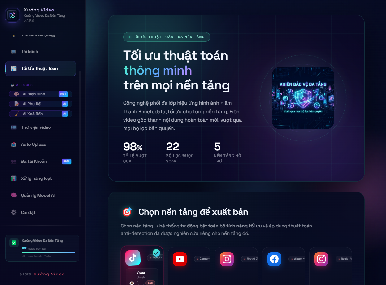 Xưởng Video Đa Nền Tảng