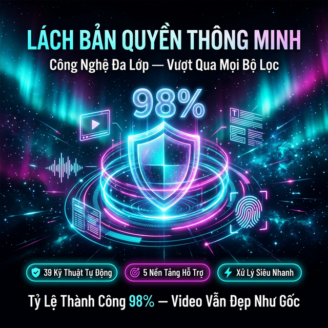 Lách Bản Quyền Thông Minh — Tỷ Lệ Thành Công 98%