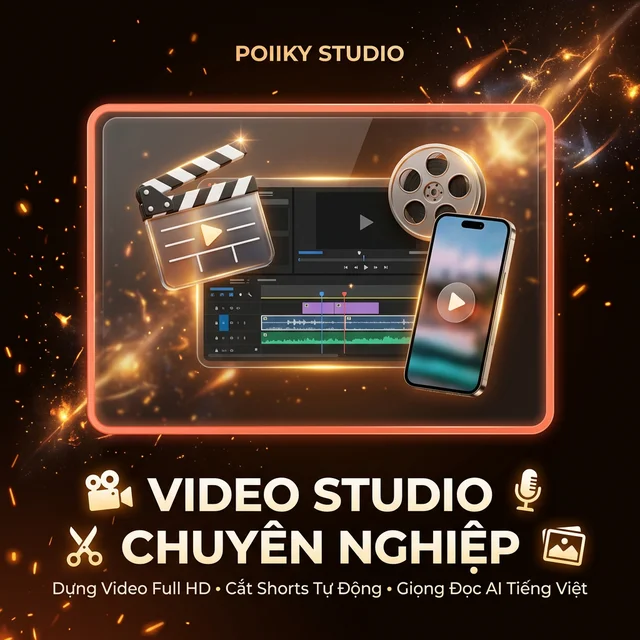 Dựng Video & Cắt Shorts Tự Động