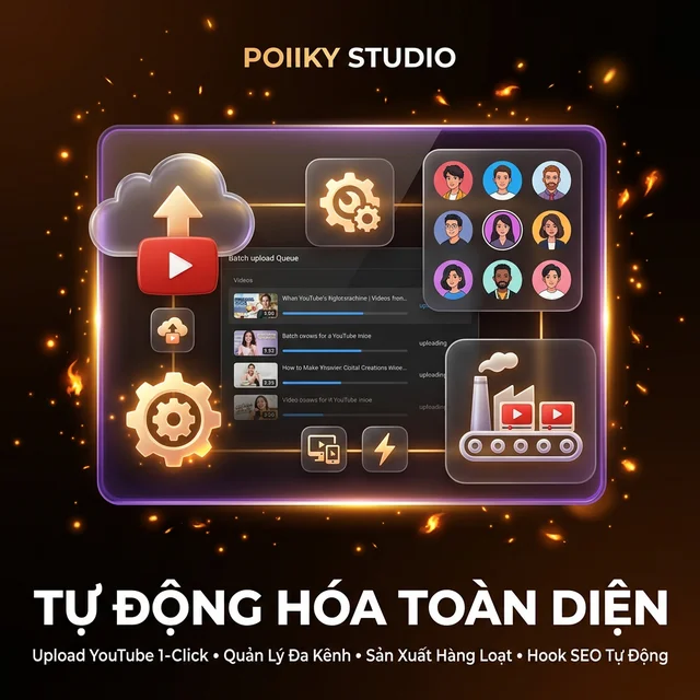 Upload Tự Động & Quản Lý Đa Kênh