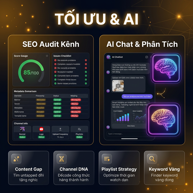 Công Cụ AI Hỗ Trợ Làm YouTube