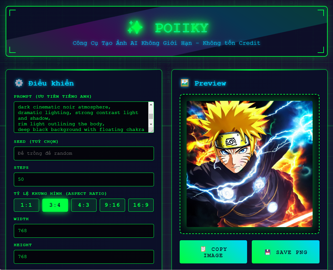 Tool Tạo Ảnh AI Không Giới Hạn - Không tốn Credit (Vĩnh Viễn)